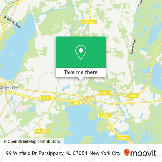 99 Winfield Dr, Parsippany, NJ 07054 map