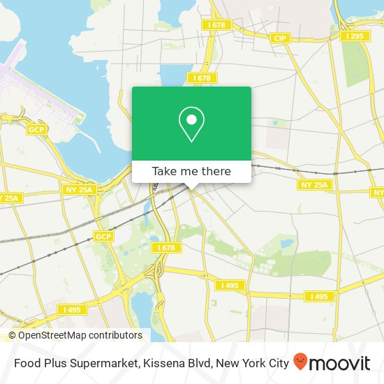 Food Plus Supermarket, Kissena Blvd map