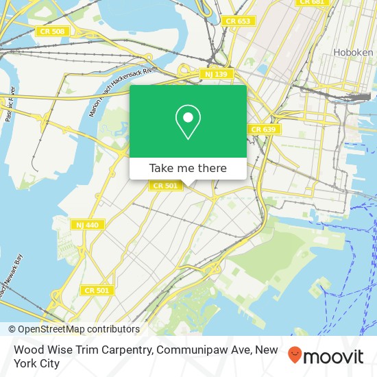 Wood Wise Trim Carpentry, Communipaw Ave map