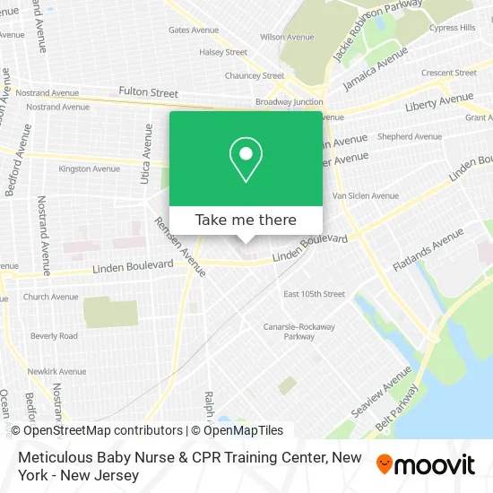 Mapa de Meticulous Baby Nurse & CPR Training Center