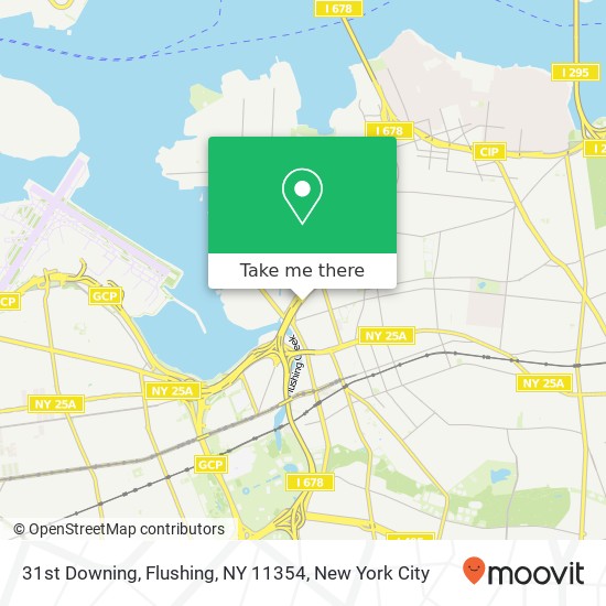 31st Downing, Flushing, NY 11354 map