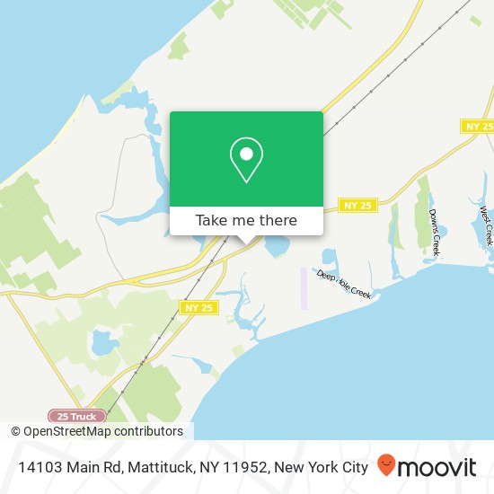 Mapa de 14103 Main Rd, Mattituck, NY 11952