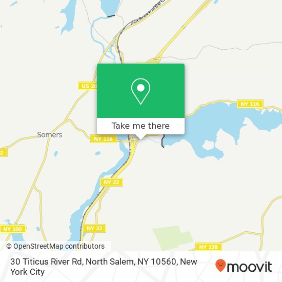 Mapa de 30 Titicus River Rd, North Salem, NY 10560