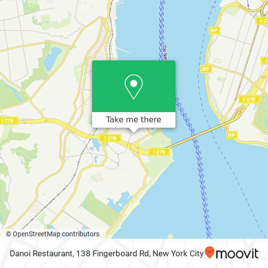 Mapa de Danoi Restaurant, 138 Fingerboard Rd