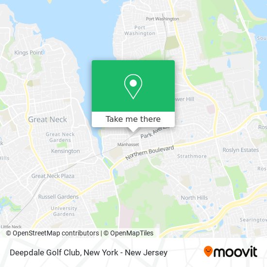 Deepdale Golf Club map