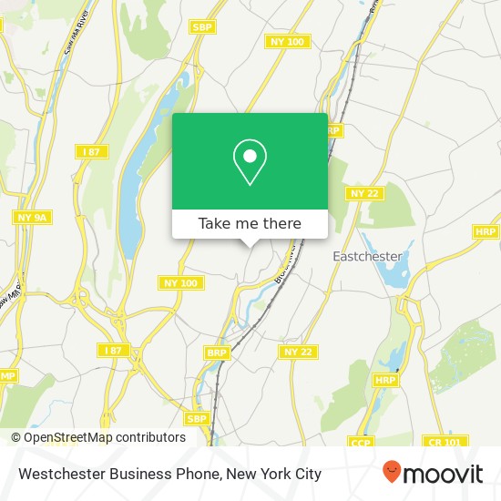 Westchester Business Phone map