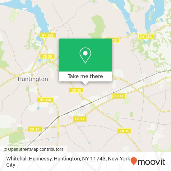 Mapa de Whitehall Hennessy, Huntington, NY 11743