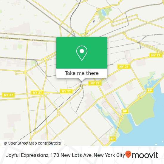 Joyful Expressionz, 170 New Lots Ave map