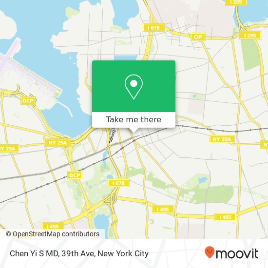 Chen Yi S MD, 39th Ave map