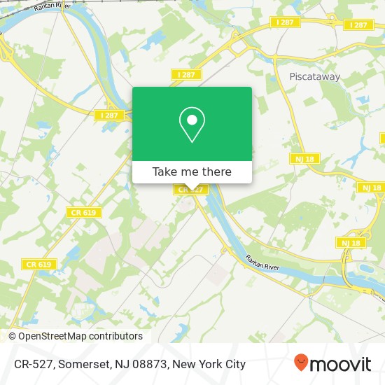 CR-527, Somerset, NJ 08873 map