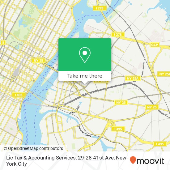 Lic Tax & Accounting Services, 29-28 41st Ave map