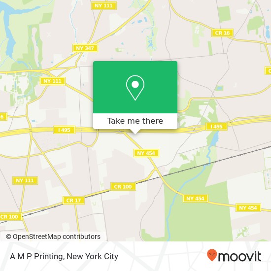 A M P Printing map