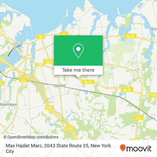 Mapa de Max Hazlet Marc, 3043 State Route 35