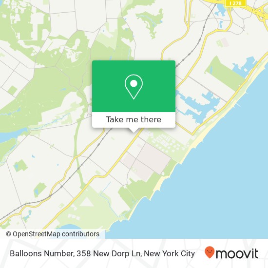 Balloons Number, 358 New Dorp Ln map
