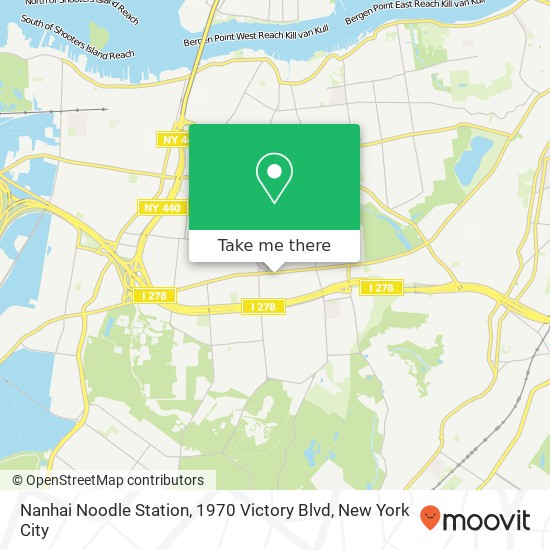 Mapa de Nanhai Noodle Station, 1970 Victory Blvd