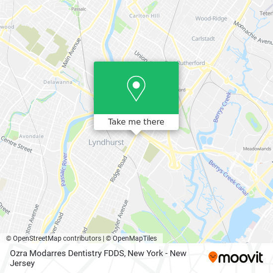 Ozra Modarres Dentistry FDDS map