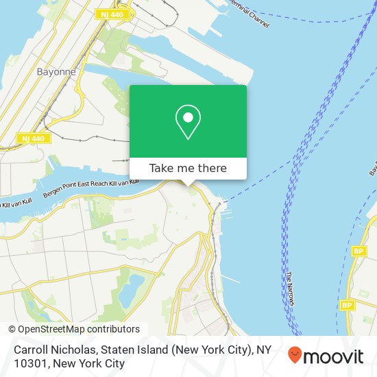 Carroll Nicholas, Staten Island (New York City), NY 10301 map