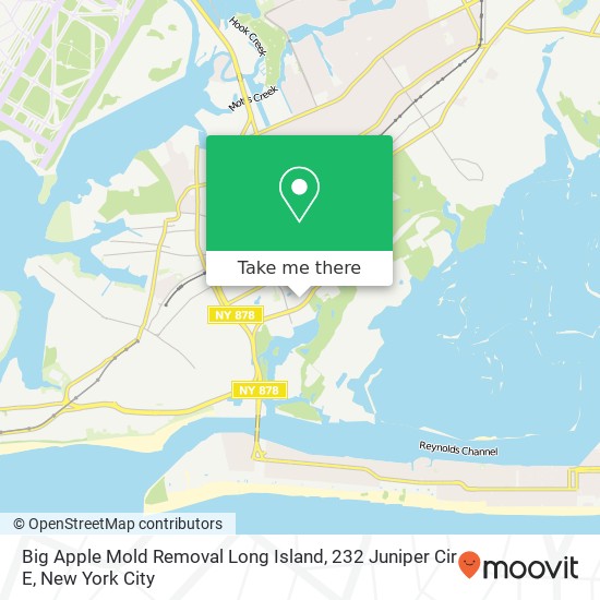 Big Apple Mold Removal Long Island, 232 Juniper Cir E map