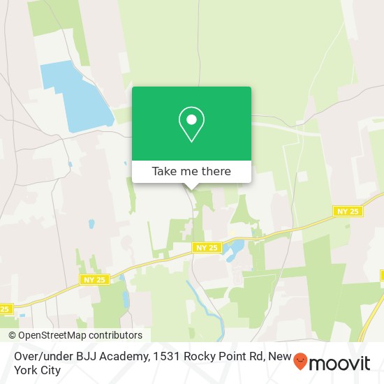 Mapa de Over / under BJJ Academy, 1531 Rocky Point Rd
