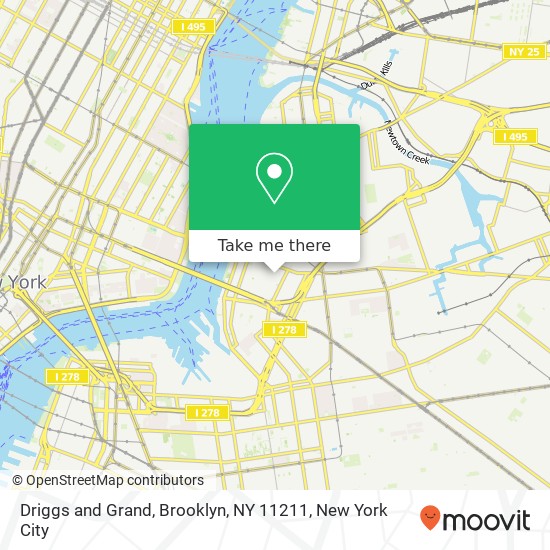Driggs and Grand, Brooklyn, NY 11211 map