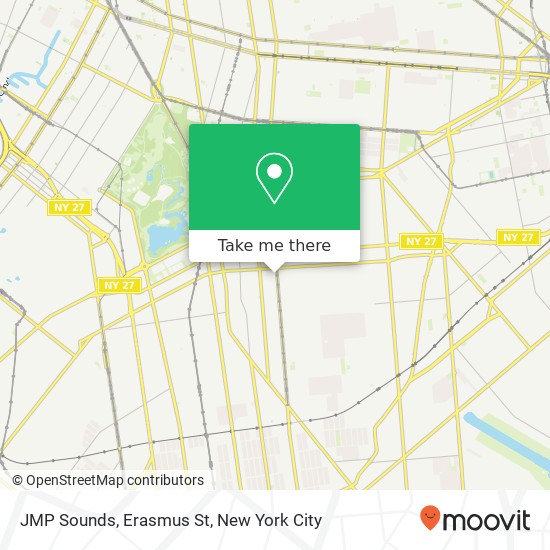 JMP Sounds, Erasmus St map