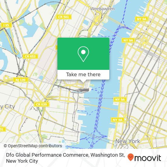 Mapa de Dfo Global Performance Commerce, Washington St