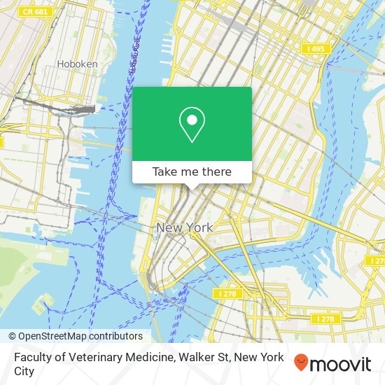 Faculty of Veterinary Medicine, Walker St map