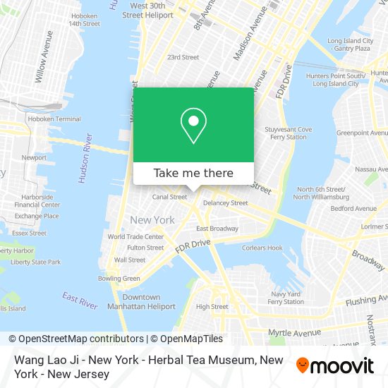 Wang Lao Ji - New York - Herbal Tea Museum map