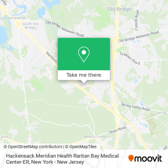 Hackensack Meridian Health Raritan Bay Medical Center-ER map