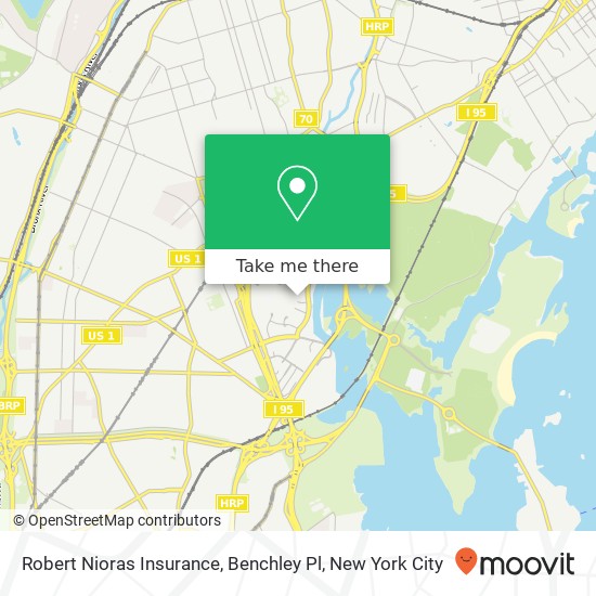 Robert Nioras Insurance, Benchley Pl map