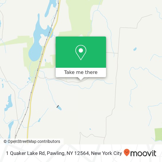 1 Quaker Lake Rd, Pawling, NY 12564 map