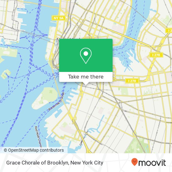 Mapa de Grace Chorale of Brooklyn