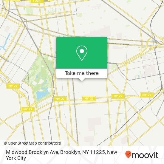 Midwood Brooklyn Ave, Brooklyn, NY 11225 map