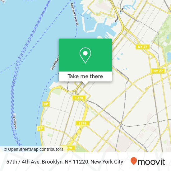 Mapa de 57th / 4th Ave, Brooklyn, NY 11220
