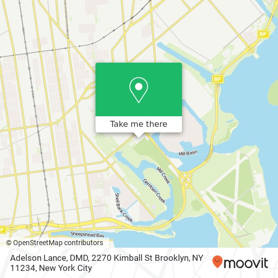 Adelson Lance, DMD, 2270 Kimball St Brooklyn, NY 11234 map