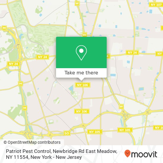 Patriot Pest Control, Newbridge Rd East Meadow, NY 11554 map