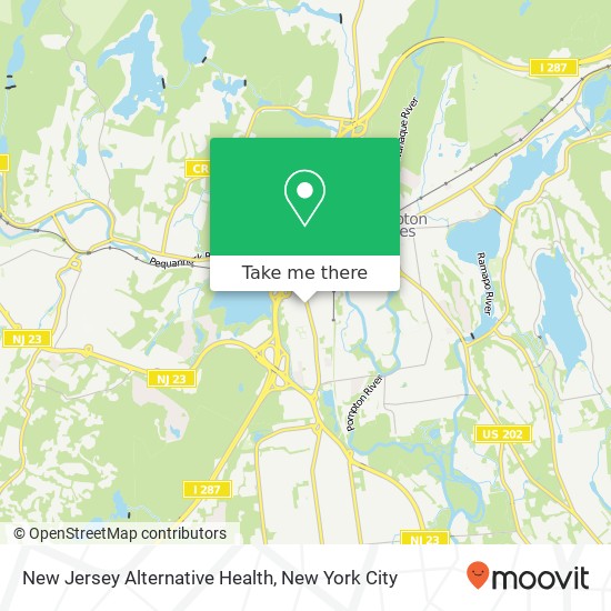 Mapa de New Jersey Alternative Health