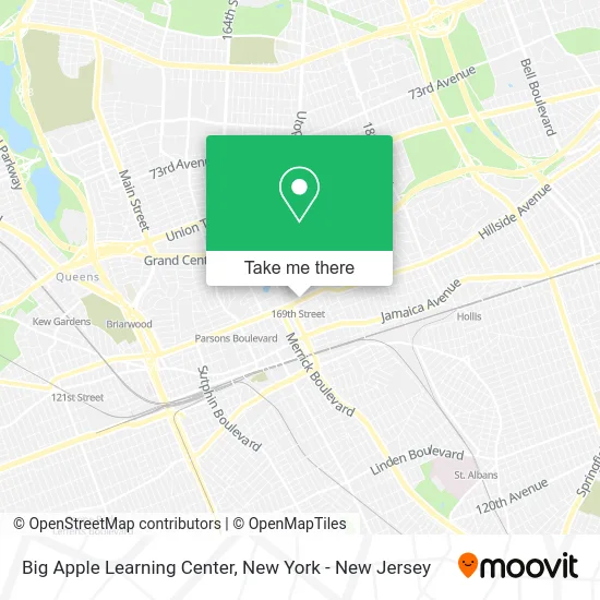 Big Apple Learning Center map