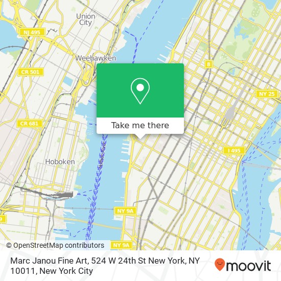 Marc Janou Fine Art, 524 W 24th St New York, NY 10011 map