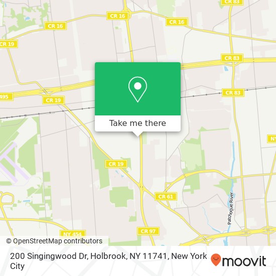 200 Singingwood Dr, Holbrook, NY 11741 map