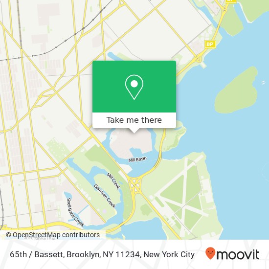Mapa de 65th / Bassett, Brooklyn, NY 11234
