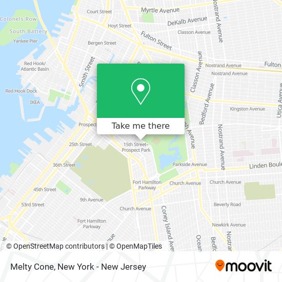 Mapa de Melty Cone