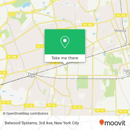 Mapa de Belwood Systems, 3rd Ave