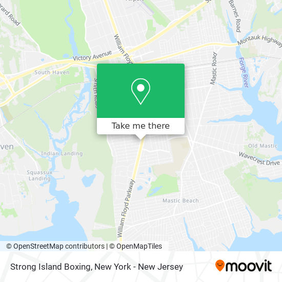Strong Island Boxing map