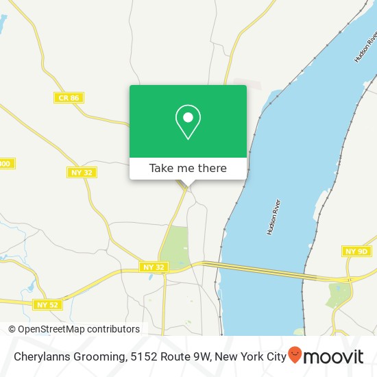 Cherylanns Grooming, 5152 Route 9W map