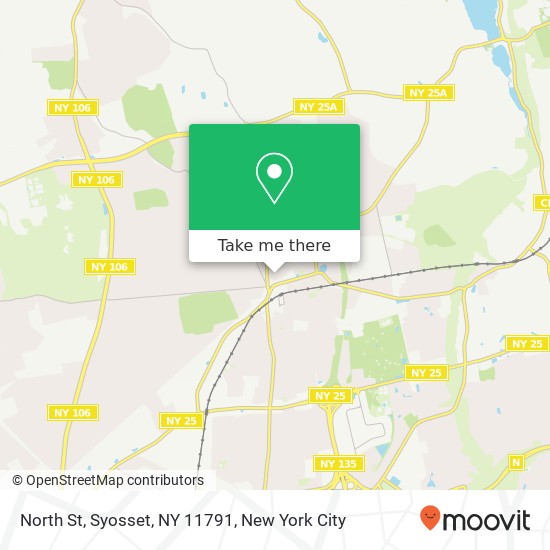 North St, Syosset, NY 11791 map