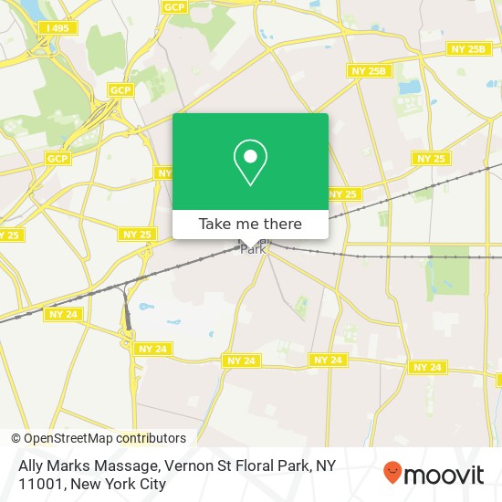 Ally Marks Massage, Vernon St Floral Park, NY 11001 map