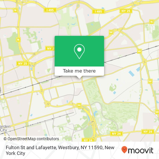 Fulton St and Lafayette, Westbury, NY 11590 map