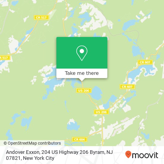 Andover Exxon, 204 US Highway 206 Byram, NJ 07821 map