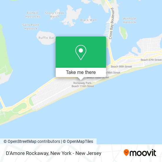 D'Amore Rockaway map